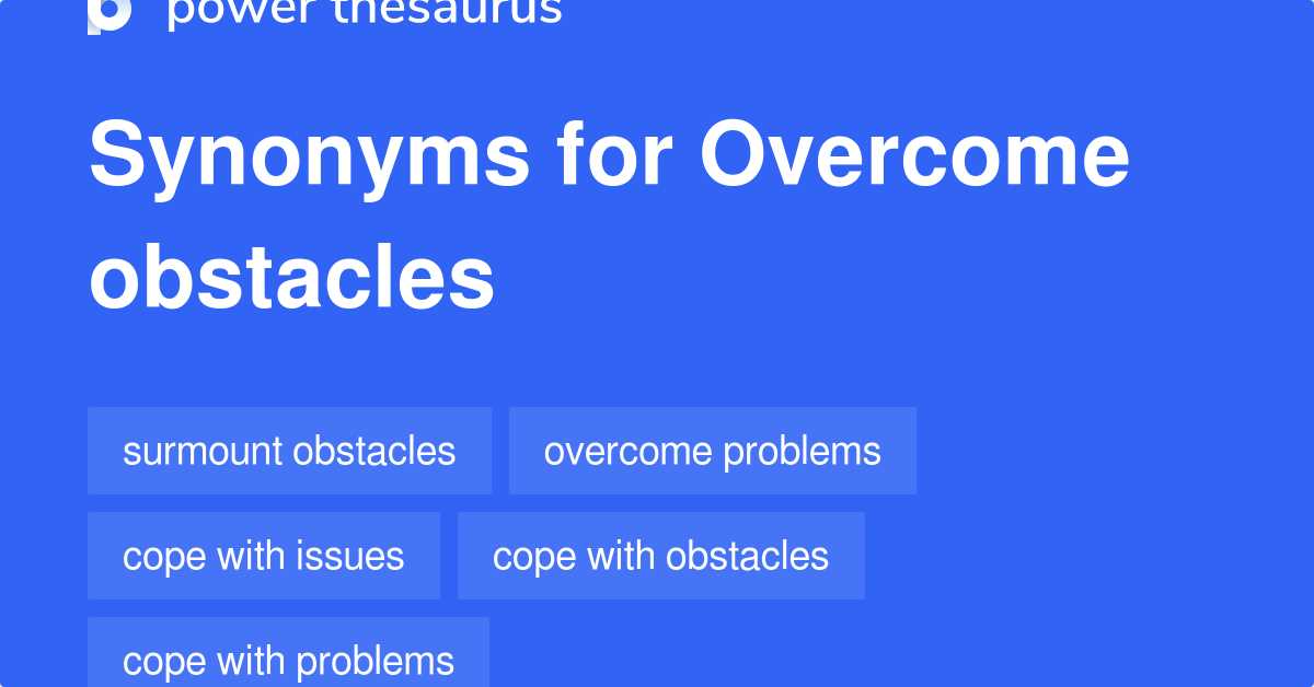 Ways to overcome difficulties