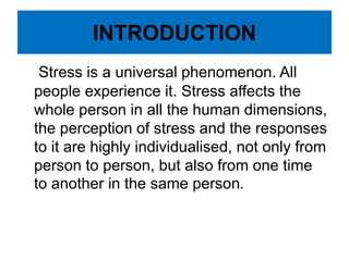 Understanding Stress Sensitization and Building Stress Resilience A PowerPoint Guide