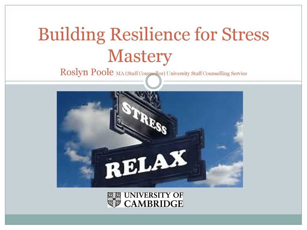 Benefits of Stress Resilience