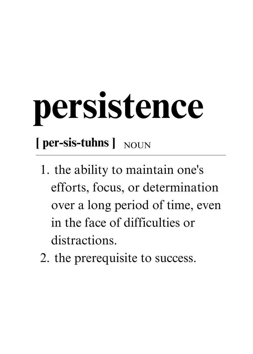 Persist Meaning Importance of Perseverance