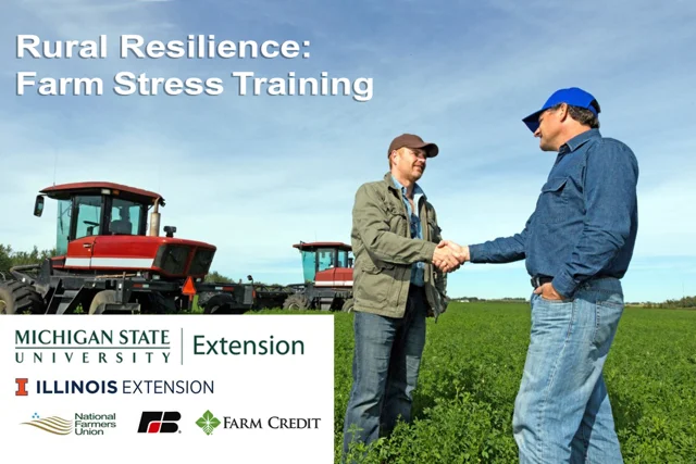 Rural Resilience Farm Stress Training Building Mental Health and Well-being in Agricultural Communities