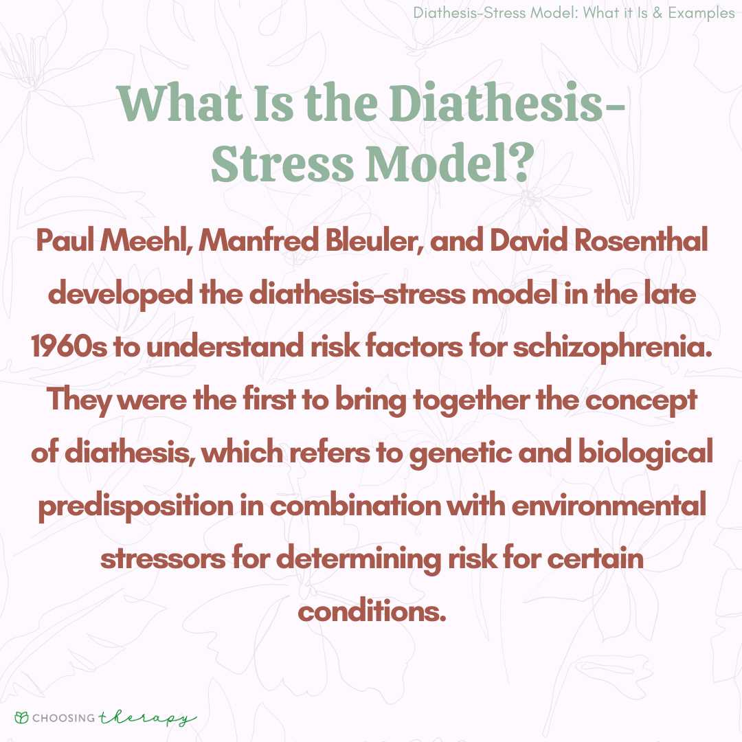 Understanding Diathesis Stress Resilience